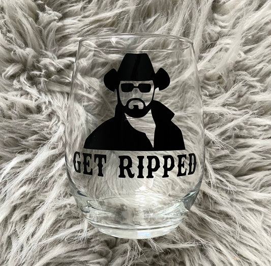 Get Ripped Wine Glass